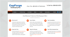 Desktop Screenshot of capforge.com