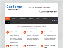 Tablet Screenshot of capforge.com
